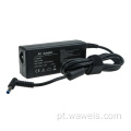 Carregador de adaptador de pino azul 19.5V 65W para HP